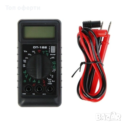 Мини цифров мултимер с дисплей, модел DT-182, снимка 2 - Други инструменти - 53053960