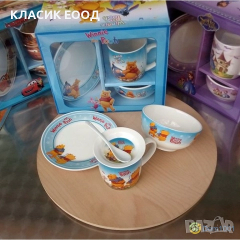 Детски сервиз за хранене Мечо Пух 5 части, снимка 3 - Други - 51845144