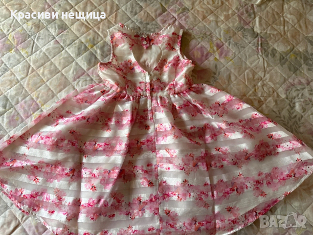 Разкошна рокличка за малка принцеса, снимка 6 - Детски рокли и поли - 54270474