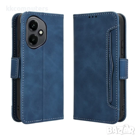 Honor 400 5G Кожен Калъф Портфейл с Джобове за Карти + Протектор | Черен, Тъмносин, Кафяв, Розов, Че, снимка 2 - Калъфи, кейсове - 50513645