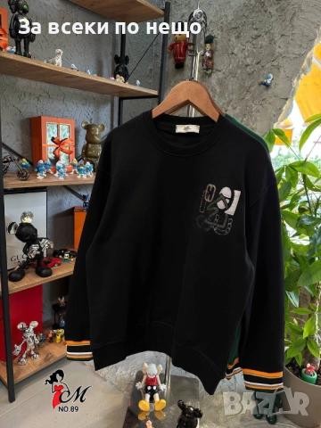 Мъжка Памучна Блуза С Дълъг Ръкав - Налични Различни Цветове Код SK84