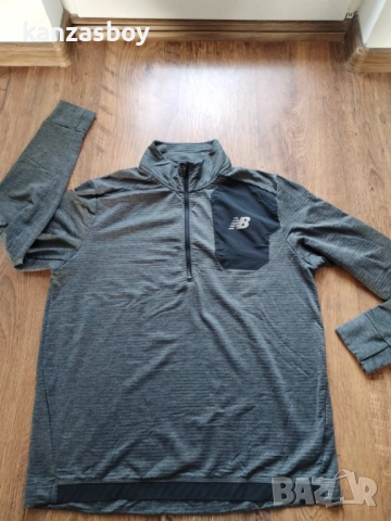 New Balance Impact Run Grid - мъжка термо блуза ХЛ, снимка 5 - Спортни дрехи, екипи - 52956996