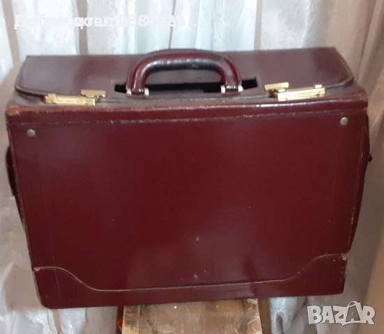 Куфари: куфарче с шифър, amiet suitcase Стара чанта, голям грамаден куфар, цвят бургунди, снимка 7 - Други - 37039584