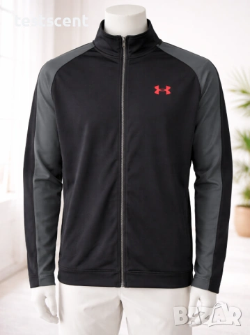 Мъжко фитнес горнище Men’s Under Armour Sports Zip Top – Size 2XL / XXL – Black & Grey