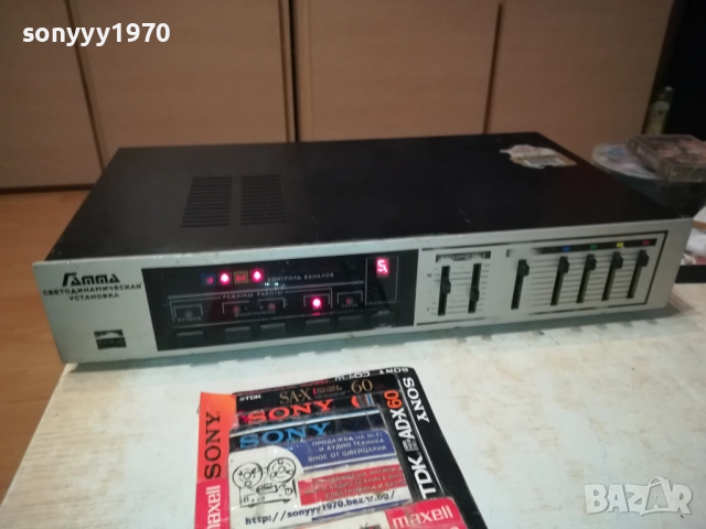 гамма-руско диско-цветомузика от соца 1510251449, снимка 4 - Ресийвъри, усилватели, смесителни пултове - 52063465