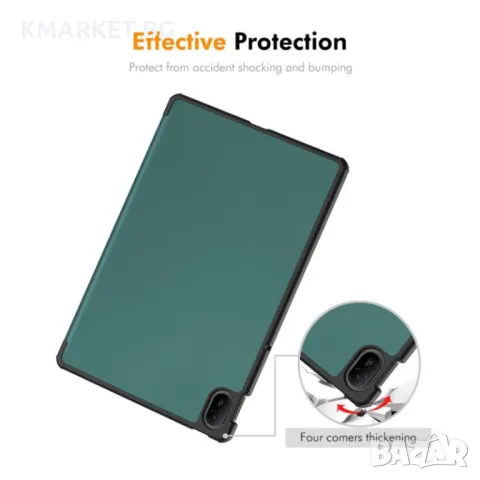 Huawei MatePad SE 11 ENKAY Wallet Кожен Калъф и Протектор, снимка 5 - Калъфи, кейсове - 48462599