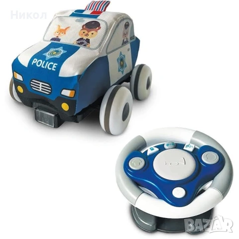 Интересна и безопасна полицейска мека кола Mondo, с дистанционно и звуци 🚓, снимка 3 - Коли, камиони, мотори, писти - 53068429