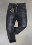 DSQUARED2 Мъжки Черни Дънки С Накъсан Ефект Код Mens P.267, снимка 1