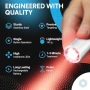 Нов Инфрачервен червен терапевтичен фенер 5 LED USB заряд светлинна терапия, снимка 2