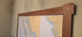 Морска карта в рамка, снимка 3