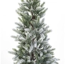 Декоративна коледна снежна ела със саксия и LED осветление, 60см, снимка 2