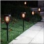 Фенер за градина, LED факла, 35,5см, снимка 1 - Градински мебели, декорация  - 45762538