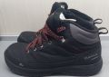 Мъжки непромокаеми туристически обувки за преходи sh100, черни, снимка 1 - Мъжки боти - 45160307