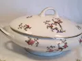 порцеланов супник с цветя и райски птици Limoges 8/5, снимка 7