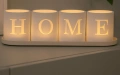💡 Декоративни LED свещи “HOME” с топла светлина, снимка 1