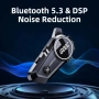 Нов интерком за каска YYTFY Мотоциклетни Bluetooth слушалки с гласов асистент, интерком слушалки..., снимка 4