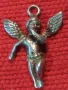 ФИГУРАЛЕН СРЕБЪРЕН ПЕНДАНТ АМУРЧЕ / АНГЕЛЧЕ СРЕБРО 925 РЪЧНА АР НУВО СТИЛ МАЙСТОРСКА РАБОТА 19466, снимка 14