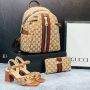 дамски обувки, чанта и портмоне gucci , снимка 9