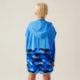 Детско пончо за преобличане Regatta Kids Towel Robe Blue Camo, снимка 2