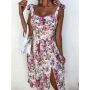 Лятна рокла в Розово и Бяло, снимка 5