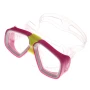 5934 Цветни очила за плуване със силиконова каишка, снимка 3