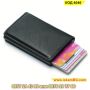 Кожен портфейл с rfid защита в черен цвят - КОД 4040, снимка 1