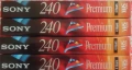 Видеокасети VHS Sony Premium E-240, снимка 3