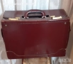 Куфари: куфарче с шифър, amiet suitcase Стара чанта, голям грамаден куфар, цвят бургунди, снимка 7