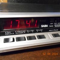 Saba compact Clock A -  alarm Clock radio  vintage 79, снимка 6 - Други - 45150053