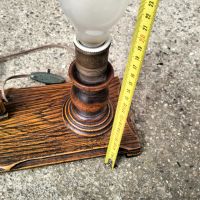 Дървена лампа, снимка 4 - Антикварни и старинни предмети - 45143264