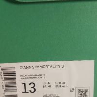 Nike Giannis Immortality 3 "The Hard Way" - Номер 47.5, снимка 9 - Спортни обувки - 45150542