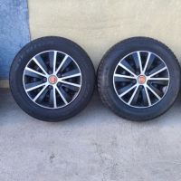 Продавам Джанти с гуми и тасове за Фиат, снимка 1 - Гуми и джанти - 45482986