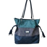 Дамска луксозна чанта тип торба в пастелни цветове 30х34см, снимка 1 - Чанти - 45760965
