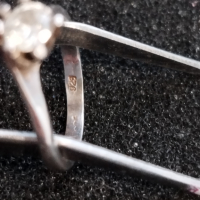 Дамски сребърен пръстен , снимка 2 - Пръстени - 45021343
