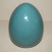 Ново голямо порцеланово яйце 14 см позлата летящ жерав, снимка 4 - Декорация за дома - 45544377