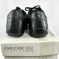 Мъжки обувки Geox Uomo Snake, Естествена кожа,43, 28см, Черен, Като нови, снимка 4 - Спортно елегантни обувки - 44961277