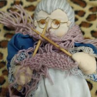 Стара кукла баба, винтидж кукла, снимка 3 - Колекции - 45036075
