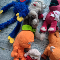 Голям сет плюшени играчки + раничка, снимка 4 - Плюшени играчки - 44990635