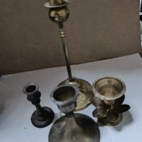 Стари свещници , снимка 1 - Антикварни и старинни предмети - 45560008