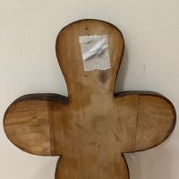 Дървен кръст с разпятие, снимка 5 - Други - 45217325