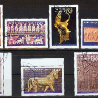Мали 1994 г. 20 марки "Световни паметници от Древността" - клеймо СТО, снимка 2 - Филателия - 44218424