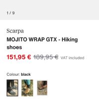 SCARPA Mojito Wrap Gore - Tex Leather Sneakers Womens Size 39/25см UK 5.5 US 6.5 ОРИГИНАЛ! Дамски сп, снимка 3 - Кецове - 45423888