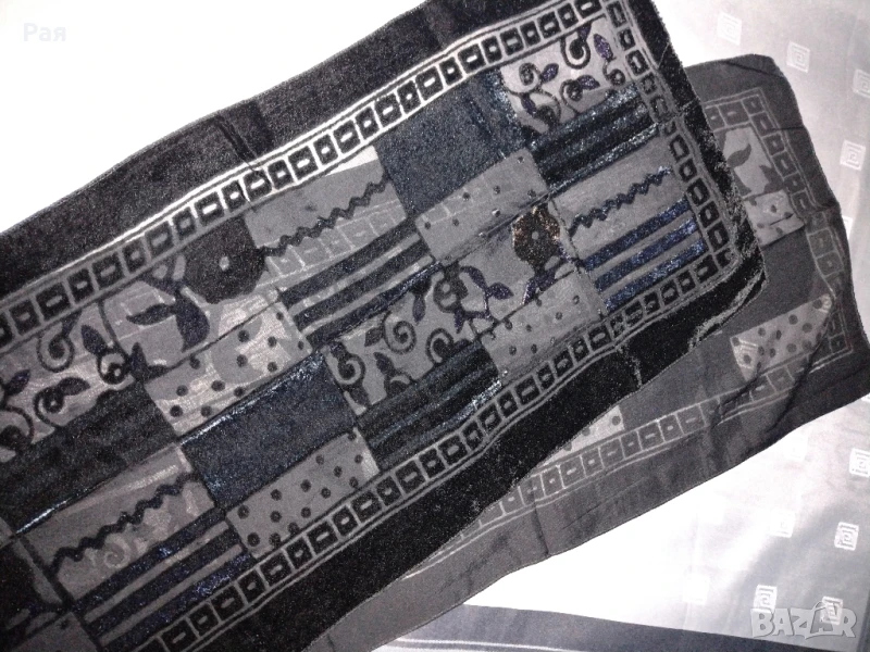 Шал кадифе и коприна, снимка 1