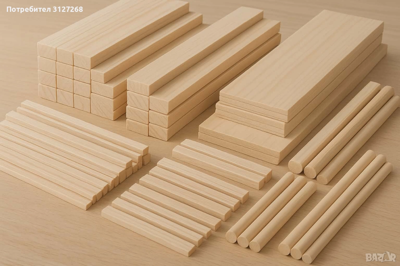 Комплект дървен материал , снимка 1
