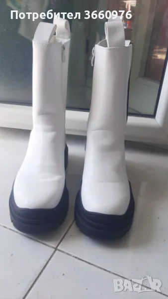 Дамски боти от еко кожа, снимка 1