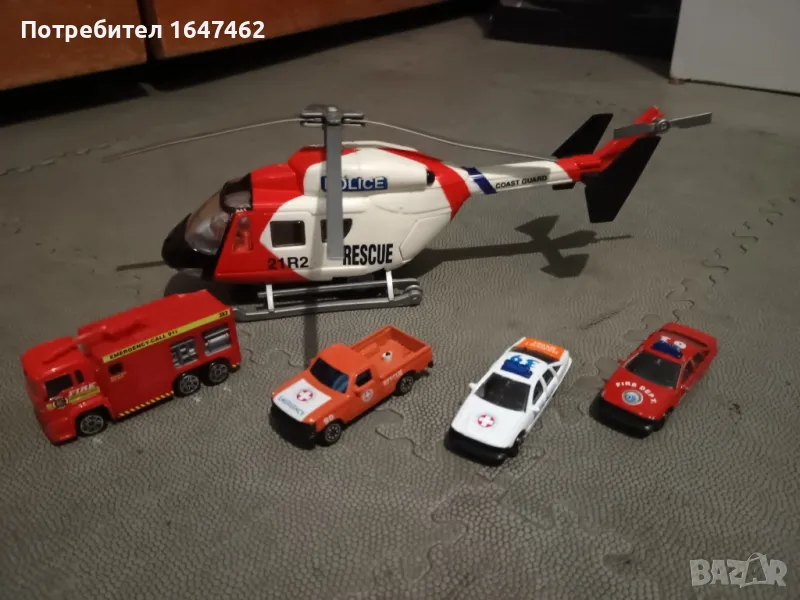 Колички и хеликоптер , снимка 1