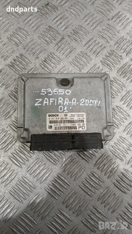 Компютър Opel Zafira 2.0DTI 2001г. 0281010268 24417169, снимка 1