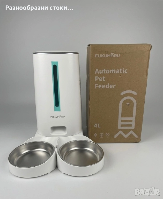 Wi-Fi автоматична хранилка FUKUMARU – 4L (Двойна), снимка 1
