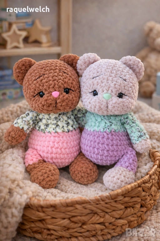 Ръчно Изплетени Мечета "Амигуруми", снимка 1