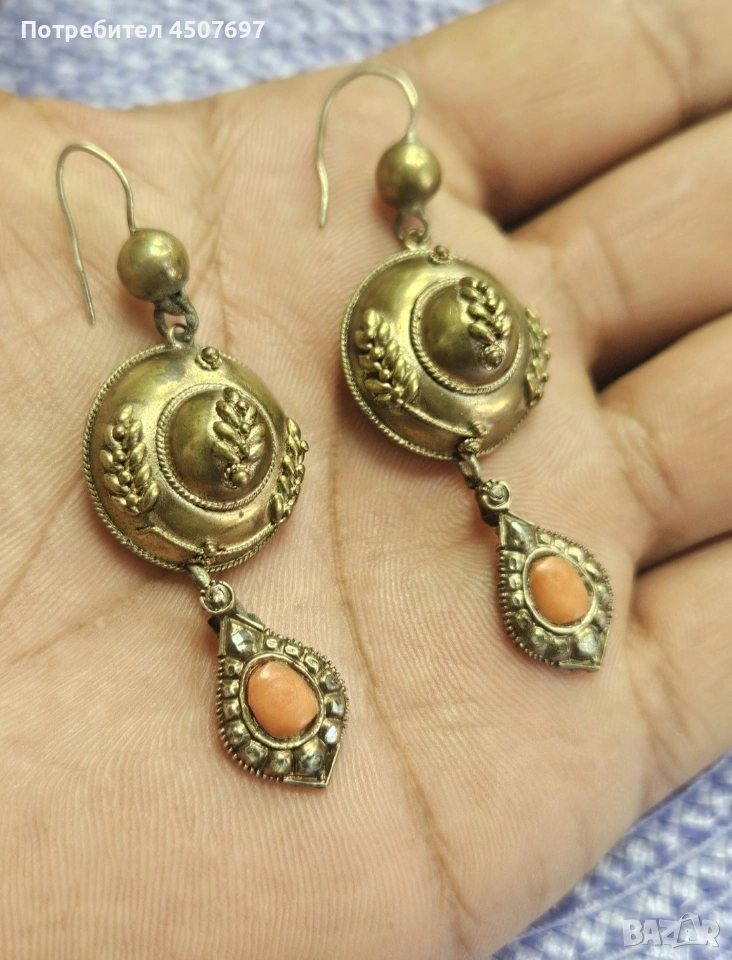 стари обеци от 18 - ти век, снимка 1